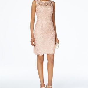 COPY - Adrianna Papell Women's Illusion Neckline Lace